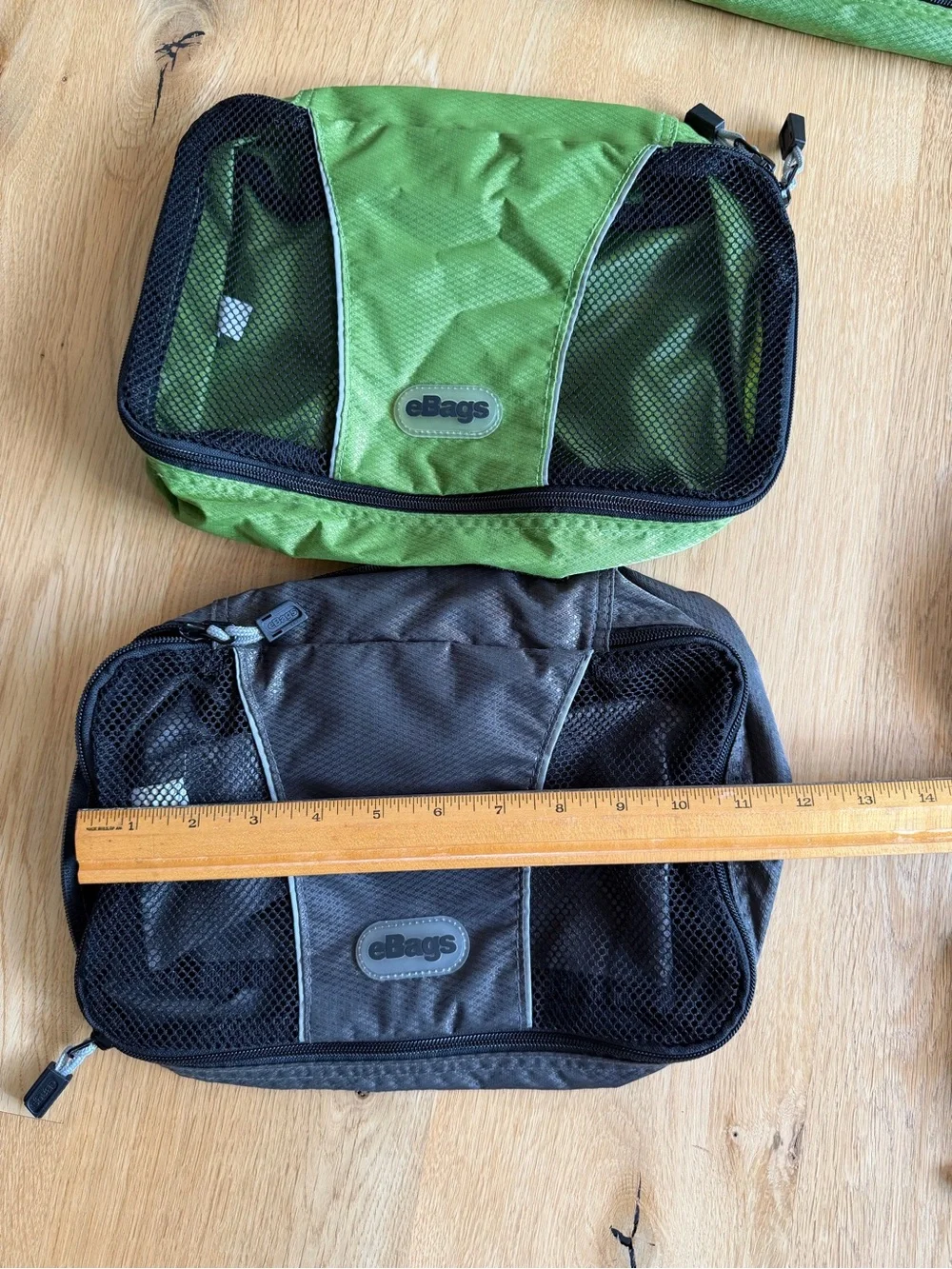 Lot of 10 eBags packing cubes in four sizes